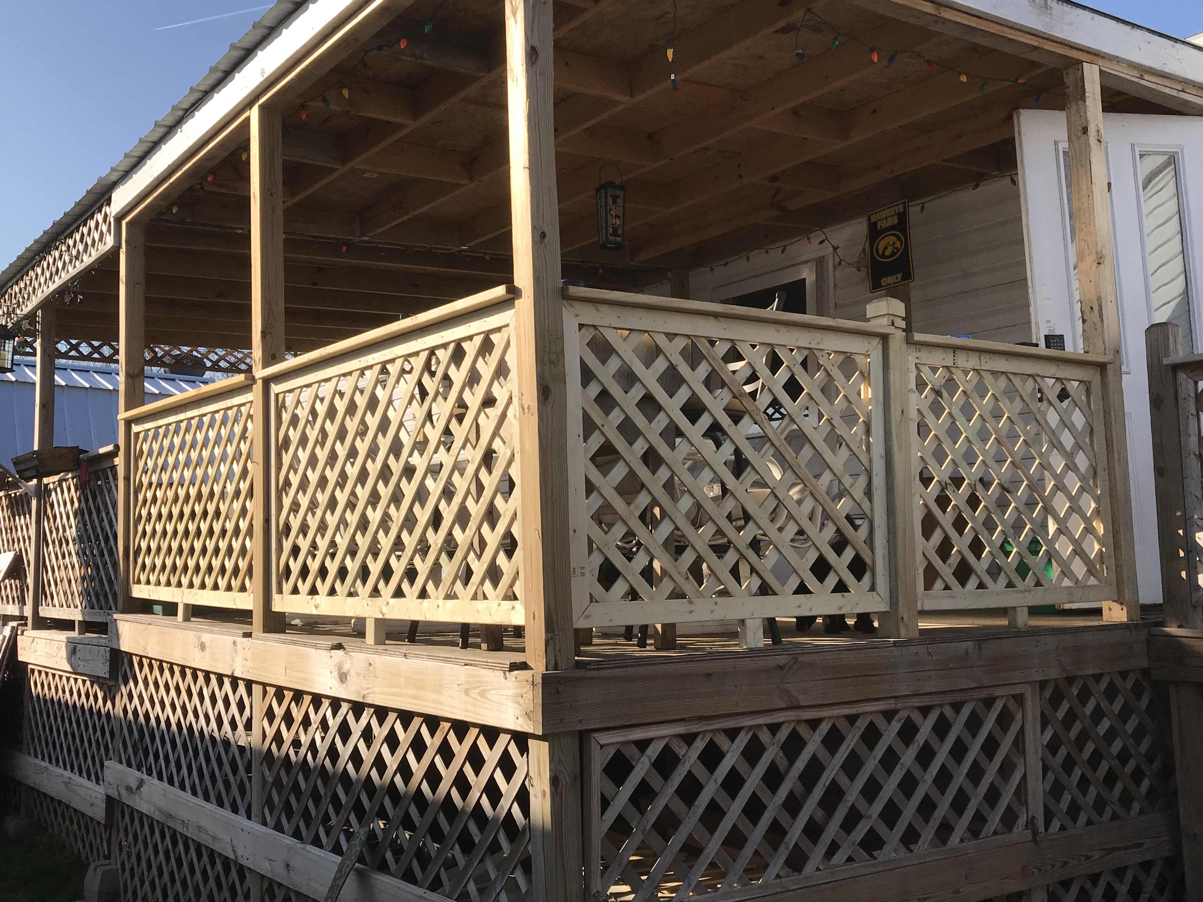 Over engineered deck