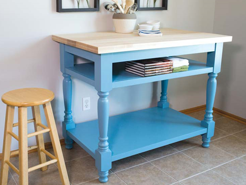 Classic kitchen island