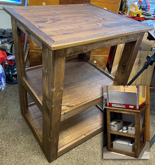 Commercial 2 shelf stand